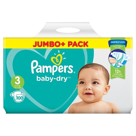 Pampers Dry M100 jumbo pack